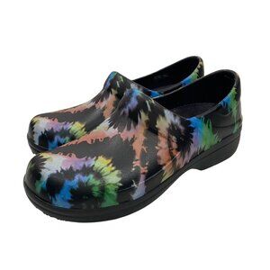 Crocs Classic Tie-Dye Clogs Unisex Size 10 Comfortable Lightweight Slip-On